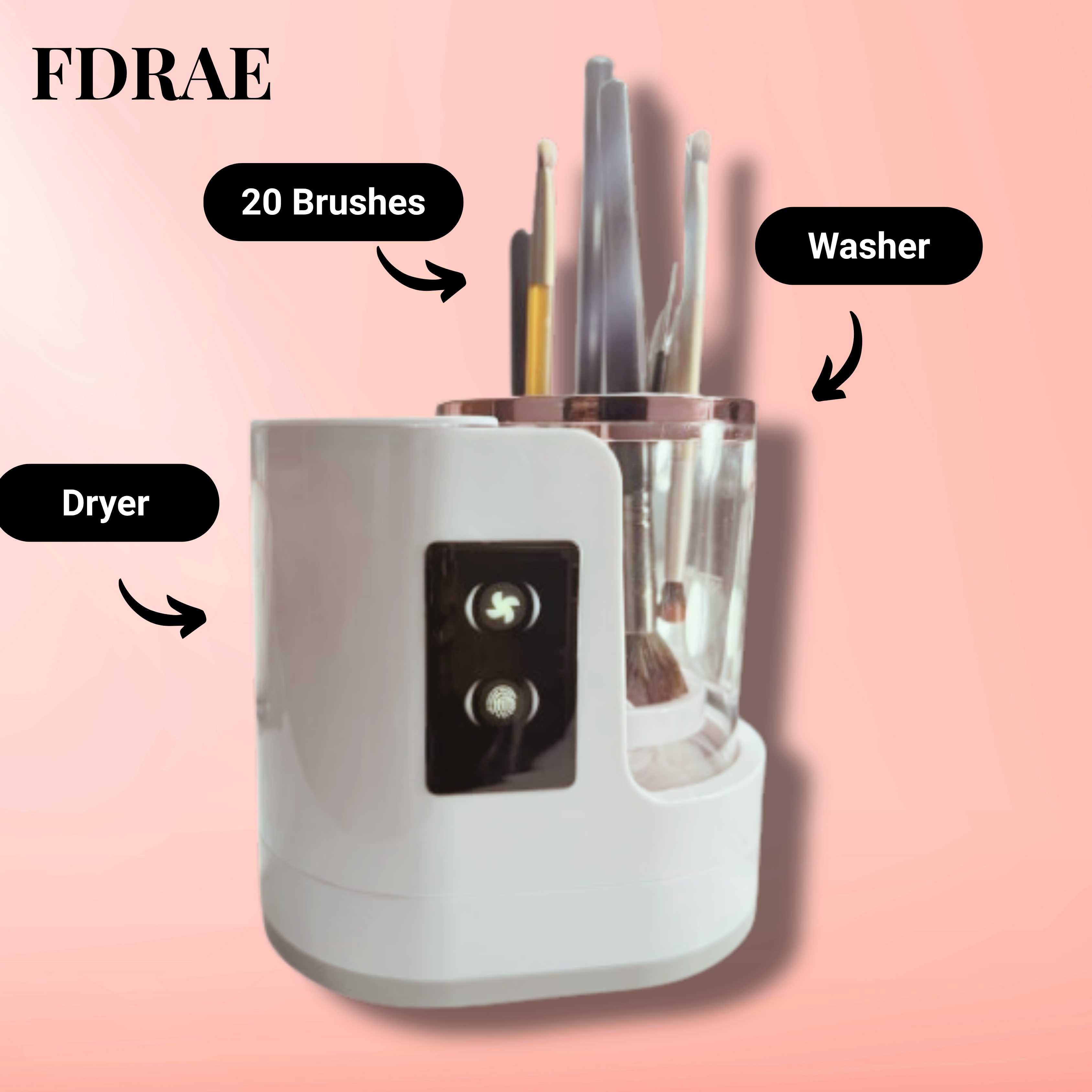 Clean Brushes Fast, No Damage, No Germs