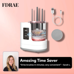 Clean Brushes Fast, No Damage, No Germs